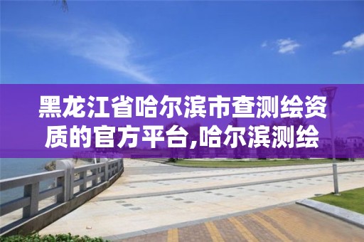 黑龍江省哈爾濱市查測繪資質的官方平臺,哈爾濱測繪局幼兒園是民辦還是公辦