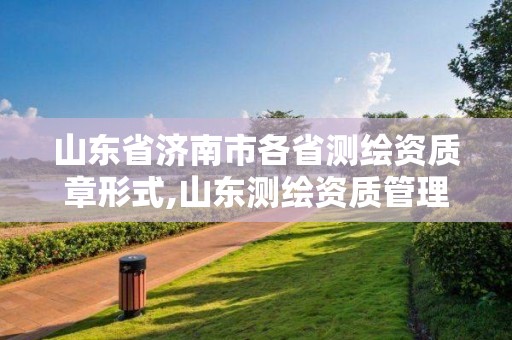 山東省濟南市各省測繪資質章形式,山東測繪資質管理平臺