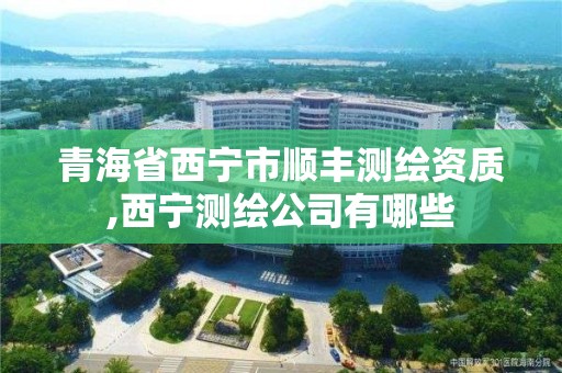 青海省西寧市順豐測繪資質(zhì),西寧測繪公司有哪些