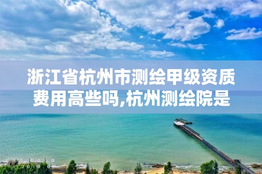 浙江省杭州市測繪甲級資質費用高些嗎,杭州測繪院是什么單位。