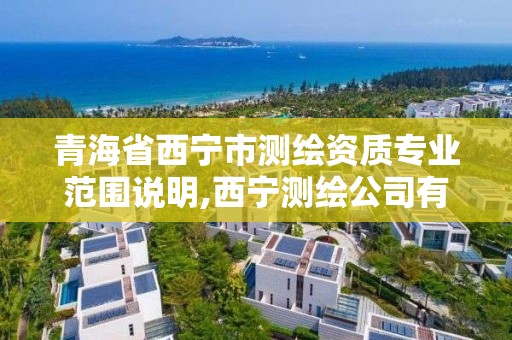 青海省西寧市測繪資質專業范圍說明,西寧測繪公司有哪些