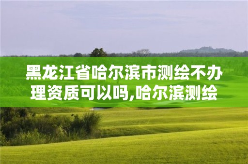 黑龍江省哈爾濱市測繪不辦理資質(zhì)可以嗎,哈爾濱測繪招聘。