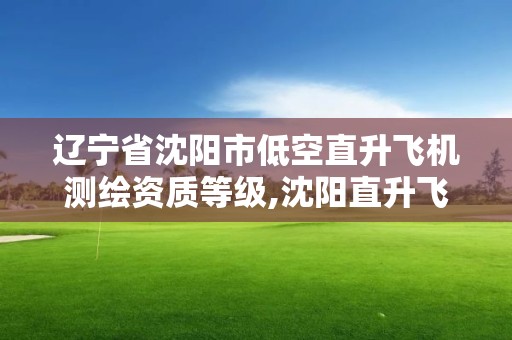 遼寧省沈陽市低空直升飛機測繪資質等級,沈陽直升飛機駕駛員培訓。