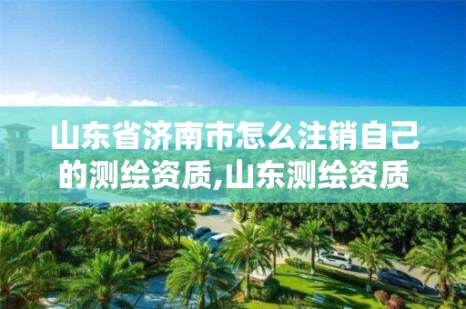 山東省濟南市怎么注銷自己的測繪資質,山東測繪資質管理系統。