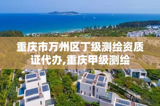 重慶市萬州區丁級測繪資質證代辦,重慶甲級測繪