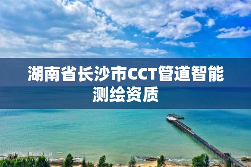 湖南省長沙市CCT管道智能測繪資質