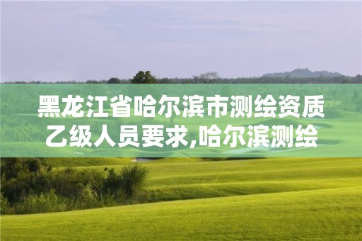 黑龍江省哈爾濱市測繪資質乙級人員要求,哈爾濱測繪局工資怎么樣