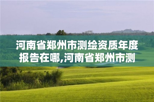 河南省鄭州市測繪資質(zhì)年度報告在哪,河南省鄭州市測繪資質(zhì)年度報告在哪查