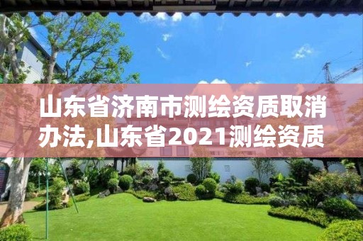 山東省濟南市測繪資質取消辦法,山東省2021測繪資質延期公告