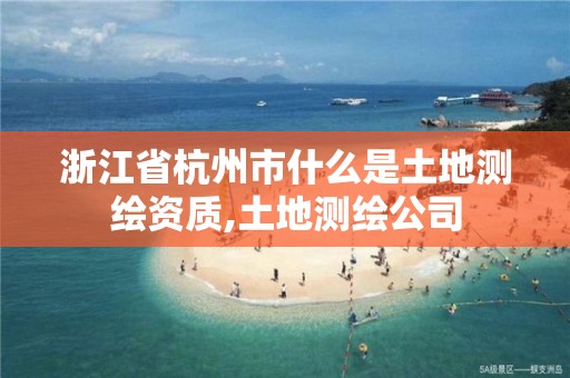 浙江省杭州市什么是土地測繪資質,土地測繪公司