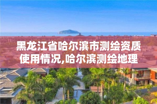 黑龍江省哈爾濱市測繪資質使用情況,哈爾濱測繪地理信息局