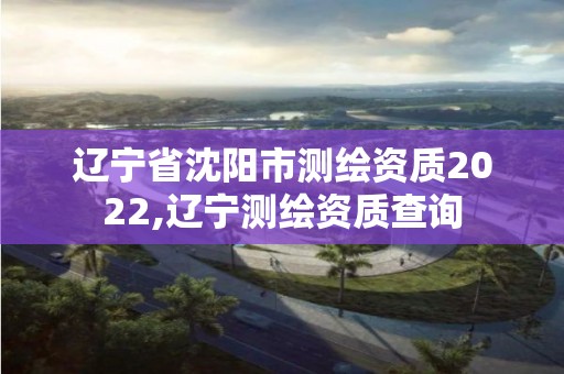 遼寧省沈陽市測繪資質(zhì)2022,遼寧測繪資質(zhì)查詢