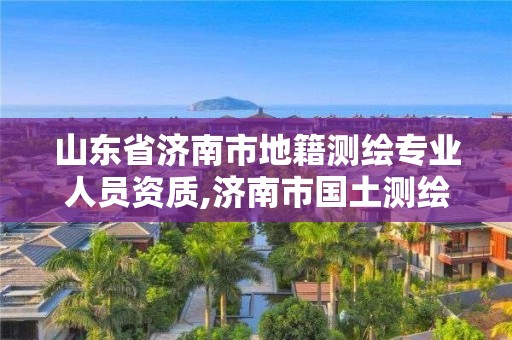 山東省濟南市地籍測繪專業人員資質,濟南市國土測繪院。