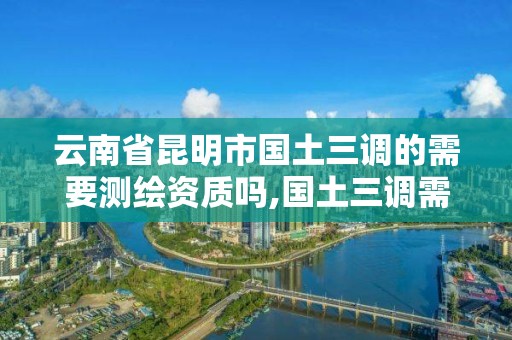 云南省昆明市國土三調的需要測繪資質嗎,國土三調需要用的軟件。