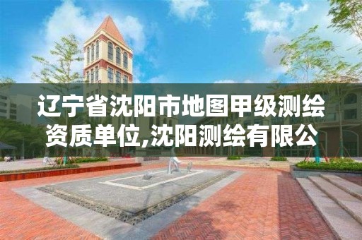 遼寧省沈陽市地圖甲級測繪資質單位,沈陽測繪有限公司