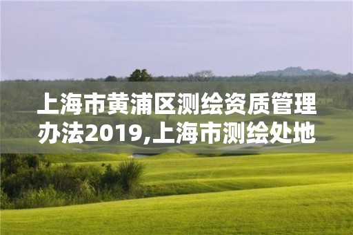 上海市黃浦區測繪資質管理辦法2019,上海市測繪處地址