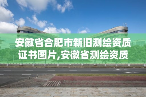 安徽省合肥市新舊測繪資質證書圖片,安徽省測繪資質管理系統。