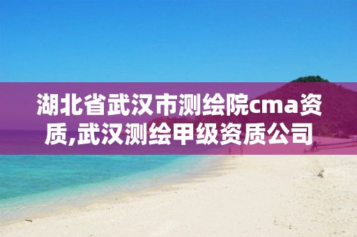 湖北省武漢市測繪院cma資質,武漢測繪甲級資質公司