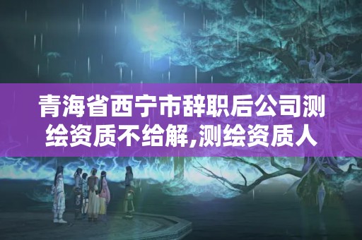 青海省西寧市辭職后公司測繪資質不給解,測繪資質人員變動。