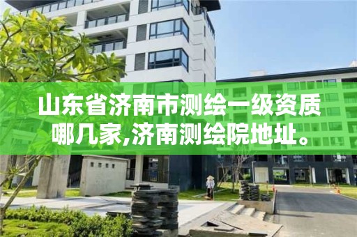 山東省濟南市測繪一級資質哪幾家,濟南測繪院地址。