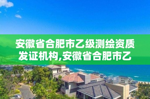 安徽省合肥市乙級測繪資質(zhì)發(fā)證機(jī)構(gòu),安徽省合肥市乙級測繪資質(zhì)發(fā)證機(jī)構(gòu)有幾個