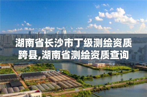 湖南省長沙市丁級測繪資質跨縣,湖南省測繪資質查詢