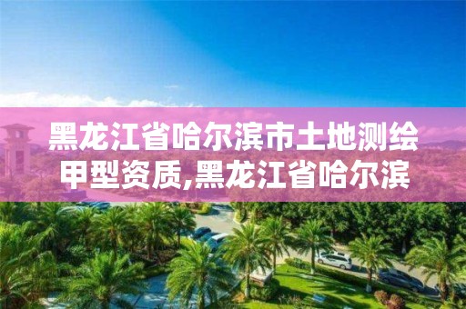 黑龍江省哈爾濱市土地測繪甲型資質,黑龍江省哈爾濱市測繪局