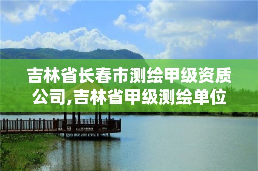 吉林省長春市測繪甲級資質公司,吉林省甲級測繪單位名單