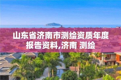 山東省濟南市測繪資質年度報告資料,濟南 測繪