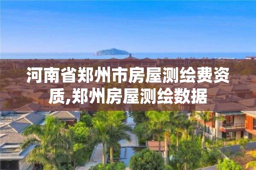 河南省鄭州市房屋測繪費資質,鄭州房屋測繪數據