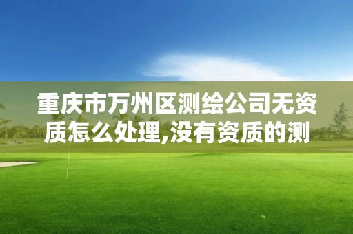 重慶市萬州區測繪公司無資質怎么處理,沒有資質的測繪公司怎么開票