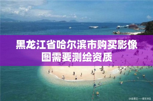 黑龍江省哈爾濱市購買影像圖需要測繪資質