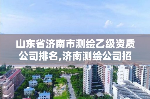 山東省濟南市測繪乙級資質公司排名,濟南測繪公司招聘