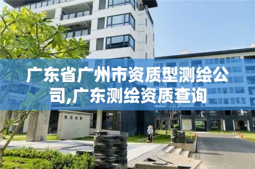 廣東省廣州市資質型測繪公司,廣東測繪資質查詢