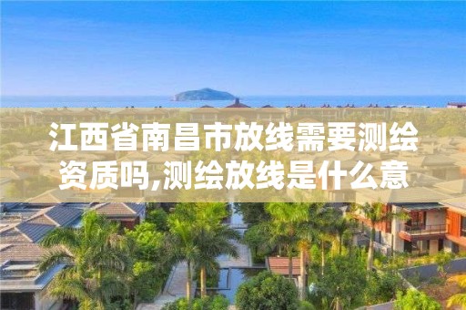 江西省南昌市放線需要測繪資質嗎,測繪放線是什么意思