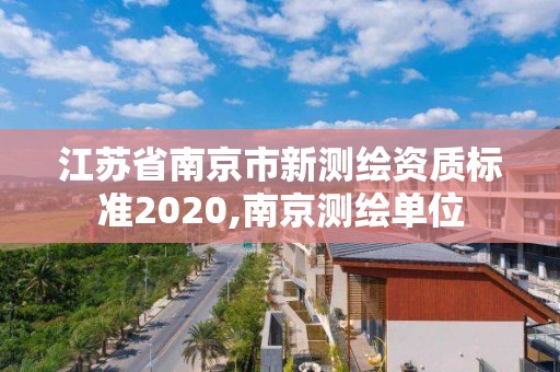 江蘇省南京市新測繪資質標準2020,南京測繪單位