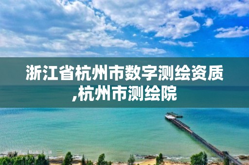 浙江省杭州市數(shù)字測繪資質(zhì),杭州市測繪院