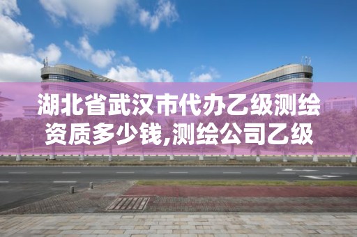 湖北省武漢市代辦乙級測繪資質多少錢,測繪公司乙級資質要求。