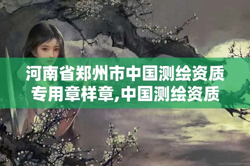 河南省鄭州市中國測繪資質專用章樣章,中國測繪資質查詢。