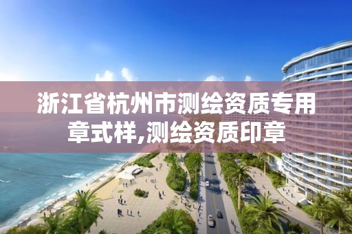 浙江省杭州市測繪資質專用章式樣,測繪資質印章