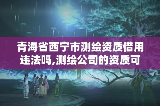 青海省西寧市測繪資質借用違法嗎,測繪公司的資質可以給別人用嗎