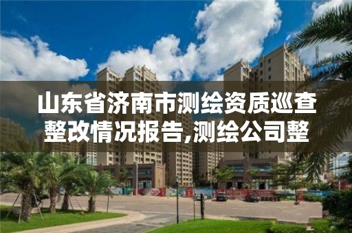 山東省濟南市測繪資質巡查整改情況報告,測繪公司整改報告