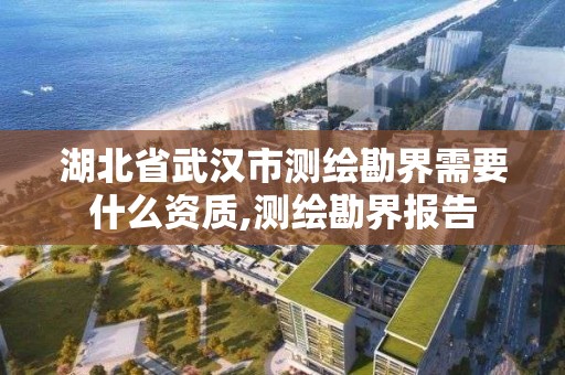 湖北省武漢市測繪勘界需要什么資質,測繪勘界報告