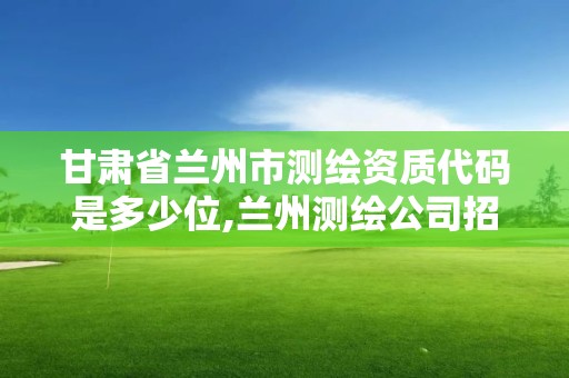 甘肅省蘭州市測繪資質代碼是多少位,蘭州測繪公司招聘信息。