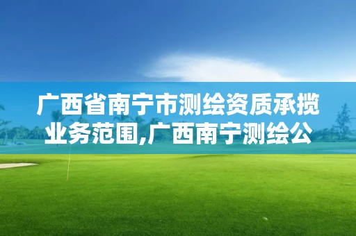 廣西省南寧市測繪資質(zhì)承攬業(yè)務(wù)范圍,廣西南寧測繪公司排名