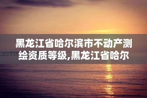 黑龍江省哈爾濱市不動產測繪資質等級,黑龍江省哈爾濱市測繪局。