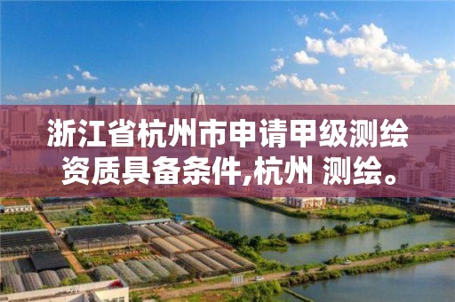 浙江省杭州市申請甲級測繪資質具備條件,杭州 測繪。