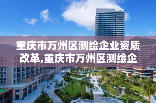 重慶市萬州區測繪企業資質改革,重慶市萬州區測繪企業資質改革實施方案