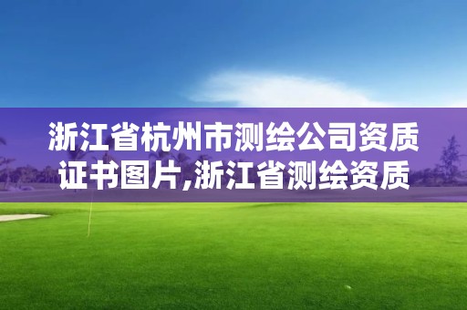 浙江省杭州市測繪公司資質證書圖片,浙江省測繪資質查詢。