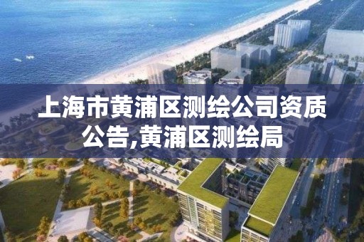 上海市黃浦區測繪公司資質公告,黃浦區測繪局